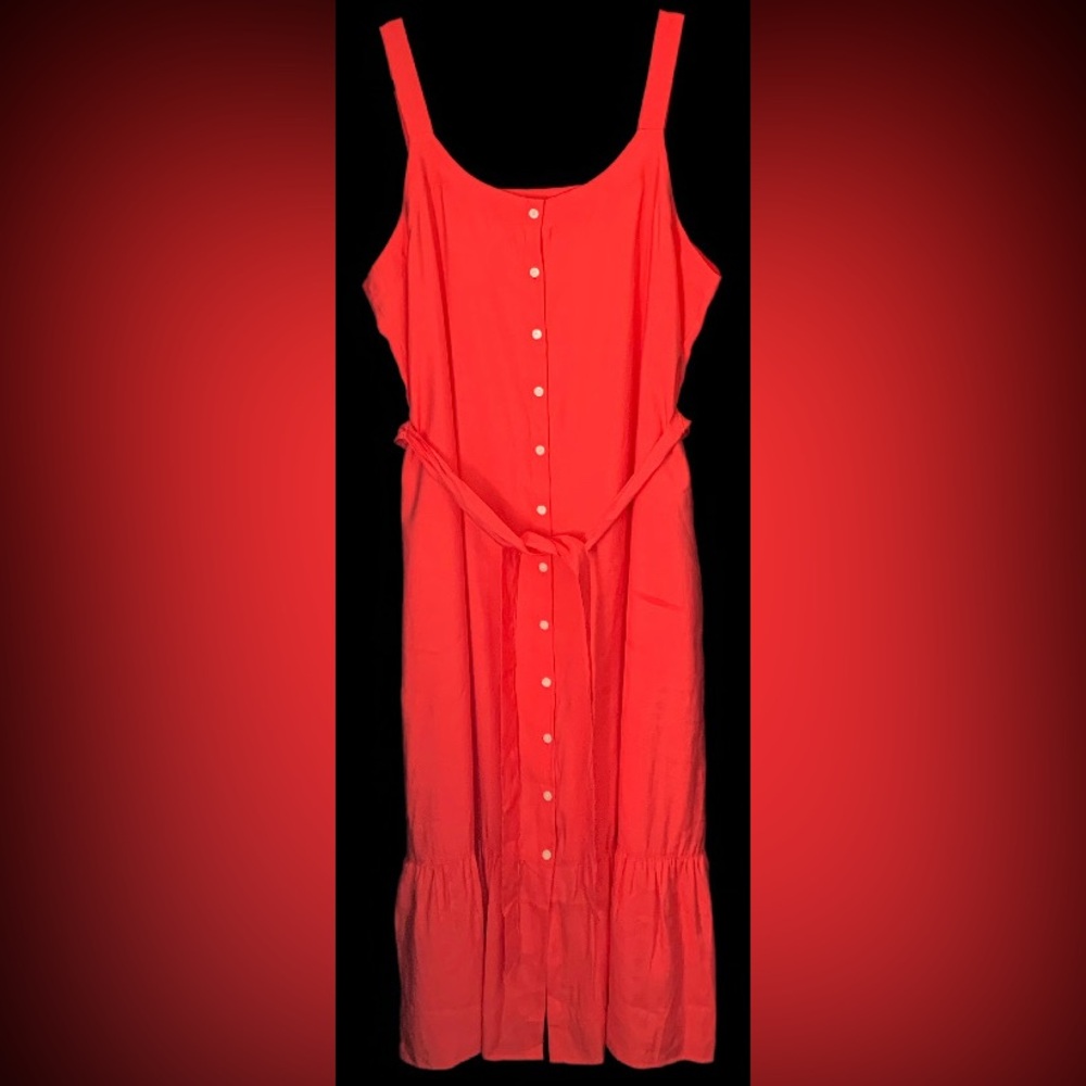 Nautica Sleeveless Buttoned Front Maxi Dress